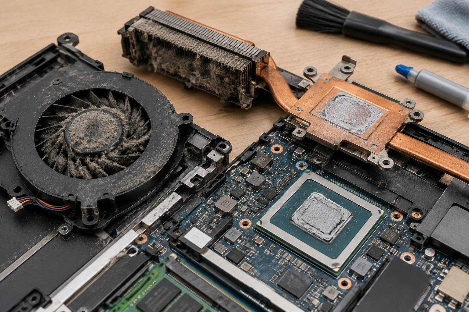 Laptop túlmelegedés – tisztítás vagy pasztázás?