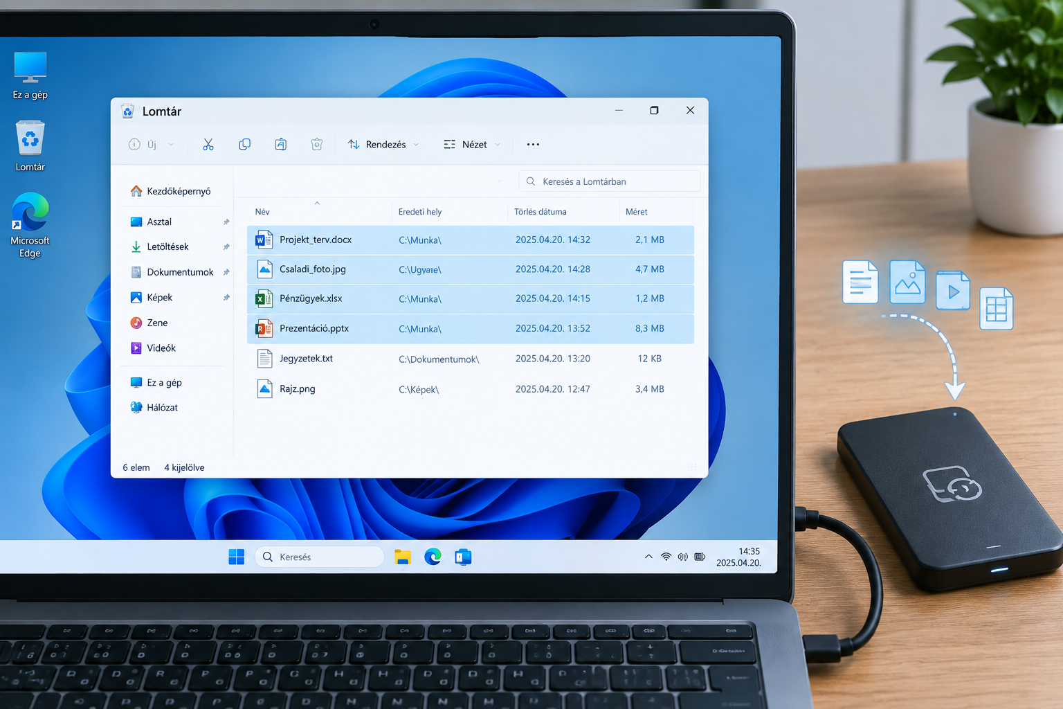 Törölt fájlok visszaállítása Windows alatt – mit szabad és mit nem?