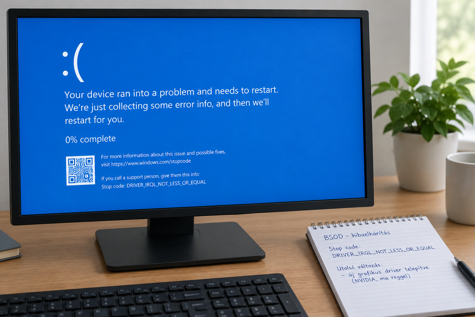 Kékhalál Windows alatt – mit jelent és mit lehet tenni?