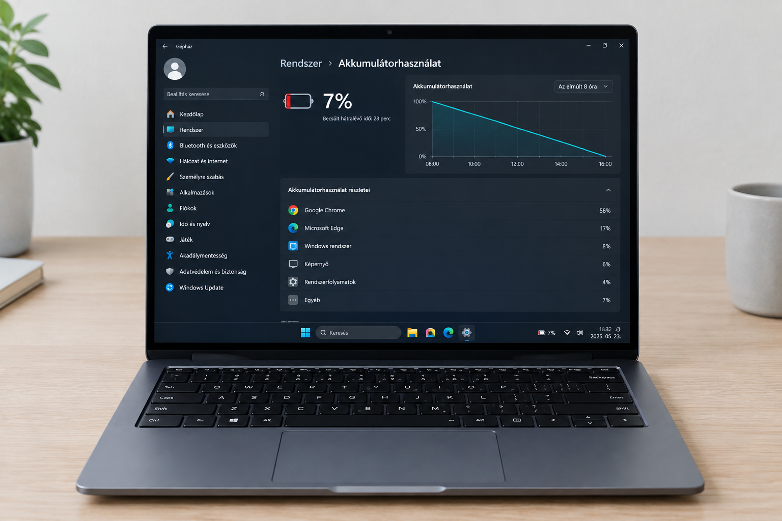 Laptop akkumulátor gyorsan merül – mitől lehet?