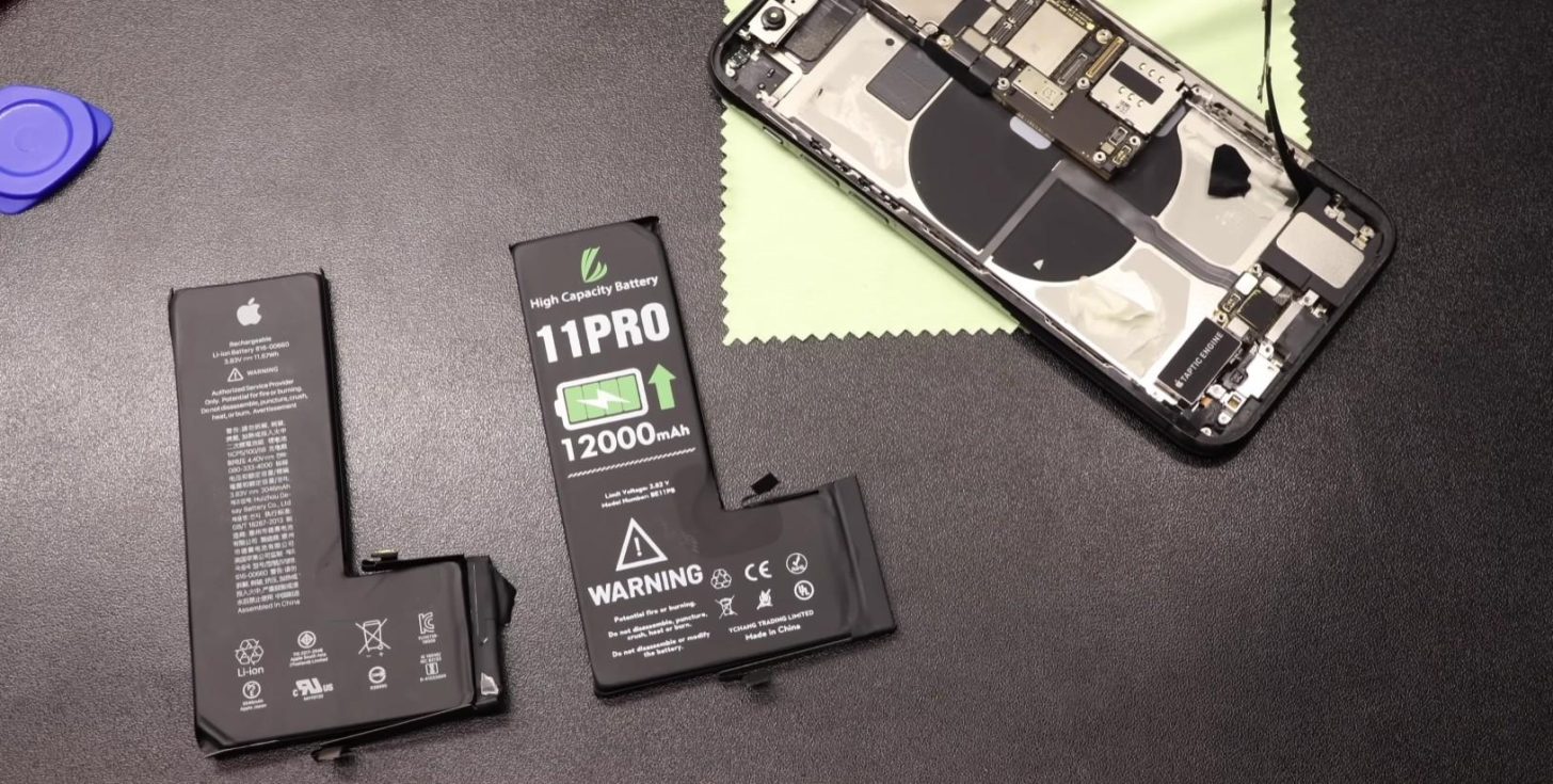 Az öregedő iPhone 11 Pro új életet kap: egy 12 000mAh-s akkumulátorcserével bemutatva, hogy nincs helykorlát az Apple számára