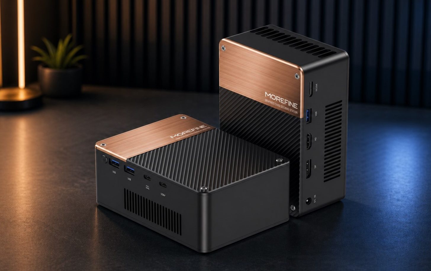 MOREFINE G2: A Zsebre Vágott eGPU Forradalma Thunderbolt 5 és OCuLink Támogatással