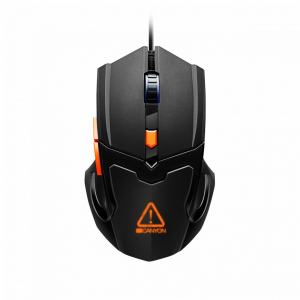 Canyon CND-SGM02RGB Vigil Gaming mouse Black/Orange - CND-SGM02RGB