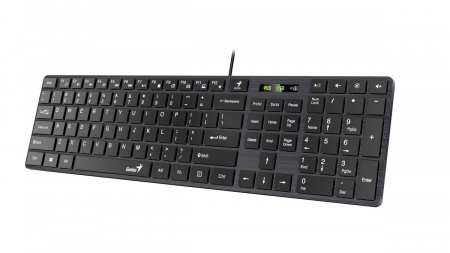 Genius SlimStar 126 USB billentyűzet Black - 31310017404
