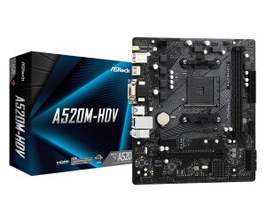 ASROCK A520M-HDV - 90-MXBE50-A0UAYZ