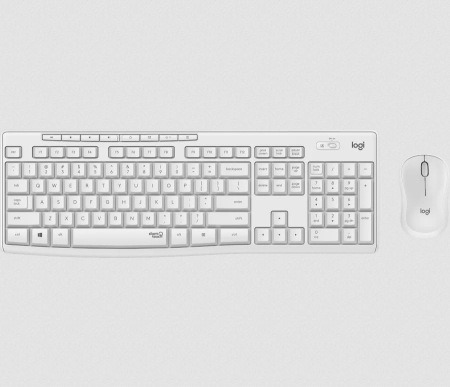 Logitech MK295 Silent wireless keyboard +mouse White HU - 920-009873