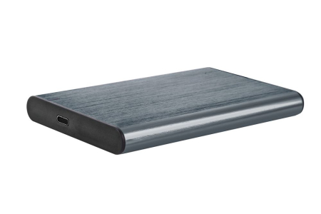 Gembird E2-U3S-6-GR USB3.1 Enclosure Aluminium with USB Type-C Grey - EE2-U3S-6-GR