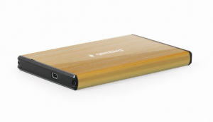 Gembird EE2-U3S-3-GL USB3.0 2,5" Enclosure Aluminium Gold - EE2-U3S-3-GL
