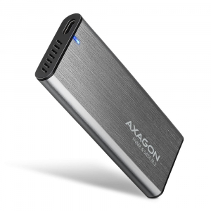 AXAGON EEM2-SG2 SuperSpeed+ USB-C - M.2 NVMe & SATA SSD RAW box - EEM2-SG2