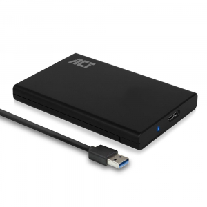 ACT AC1215 USB3.2 2,5" Hard Drive Enclosure Screwless Design Black - AC1215