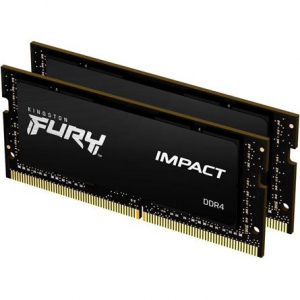 Kingston 64GB DDR4 3200MHz Kit(2x32GB) Fury Impact SODIMM - KF432S20IBK2/64