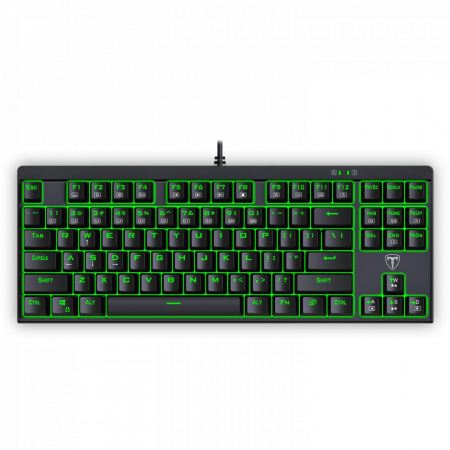 T-Dagger Corvette Wired Keyboard Blue Switch Black HU - T-TGK302_BLUE_HU