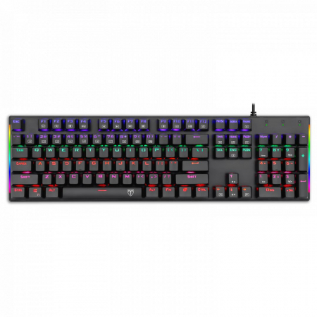 T-Dagger Naxos Wired Keyboard Blue Switch Black HU - T-TGK310_BLUE_HU