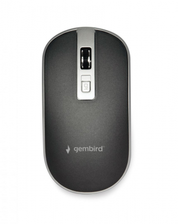 Gembird MUS-4B-06-BS Optical mouse Black/Silver - MUS-4B-06-BS