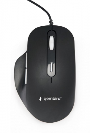 Gembird MUS-6B-02 optical mouse Black - MUS-6B-02