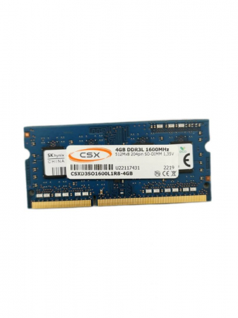 CSX 4GB DDR3L 1600Mhz SODIMM - CSXD3SO1600L1R8-4GB