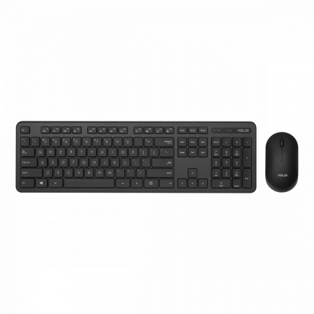 Asus CW100 Wireless Keyboard + Mouse Black HU - CW100 KEYBOARD+MOUSE/BK/HU