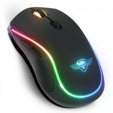 Spirit Of Gamer PRO-M9 RGB Wireless Gaming Mouse Black - S-PM9RF