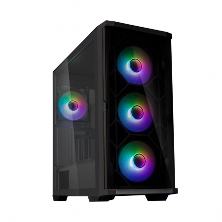 Zalman Z10 Duo RGB Tempered Glass Black - Z10 DUO