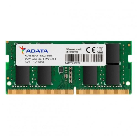 A-Data ADATA DDR4 SO-DIMM 16GB 3200Mhz Single Tray - AD4S320016G22-SGN