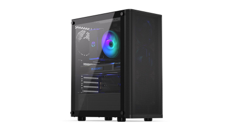 Endorfy Ventum 200 Air Tempered Glass Black - EY2A002
