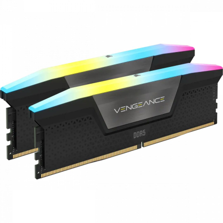 Corsair 32GB DDR5 6400MHz Kit(2x16GB) Vengeance RGB Black - CMH32GX5M2B6400C36