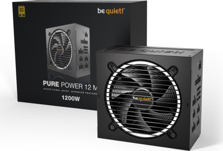 Be quiet! 1200W 80+ Gold Pure Power 12 M ATX3.0 - BN346