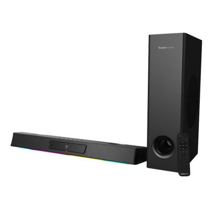Creative Sound Blaster Katana V2X Tri-amplified Multi-channel Super X-Fi Gaming Soundbar with Compact Subwoofer Black - 51MF8400AA000