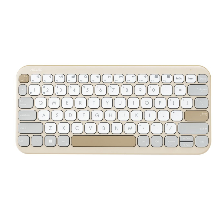 Asus Marshmallow Keyboard KW100 Wireless Keyboard Oat Milk HU - KW100 KEYBOARD/BG/HU/81//3BT