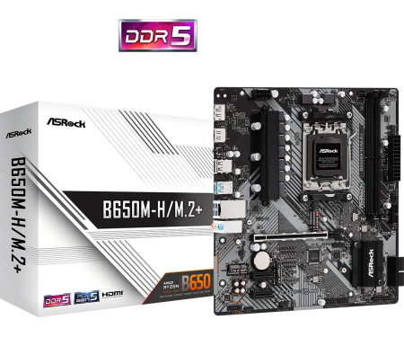 ASRock B650M-H/M.2+ - 90-MXBMS0-A0UAYZ