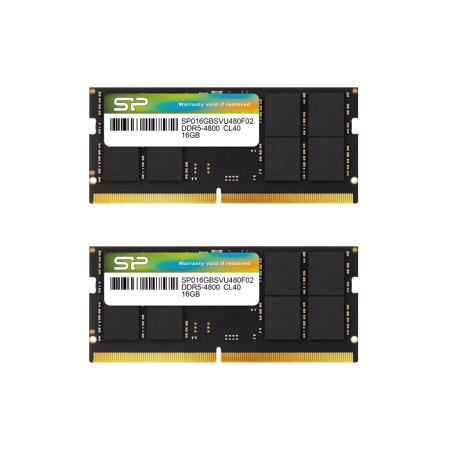 Silicon Power 32GB DDR5 4800MHz Kit(2x16GB) SODIMM - SP032GBSVU480F22