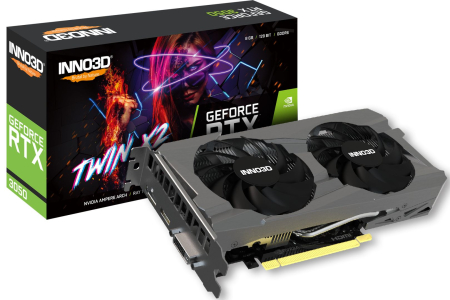 Inno3D GeForce RTX 3050 8GB DDR6 Twin X2 - N30502-08D6-1711VA41