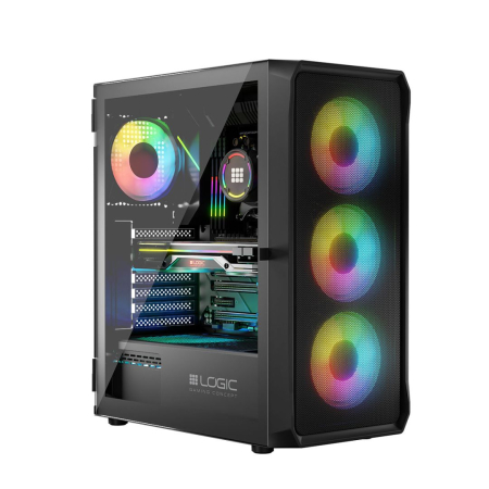 Logic Portos ARGB Midi Window Black - AT-PORTOS-10-0000000-0002