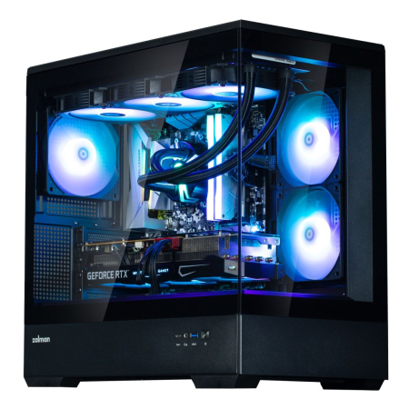 Zalman P30 Tempered Glass Black - P30 BLACK