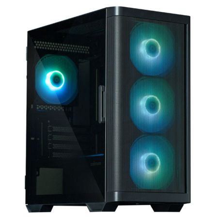 Zalman M4 Tempered Glass Black - M4 BLACK