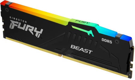Kingston 32GB DDR5 6000MHz Fury Beast RGB Black - KF560C30BBEA-32