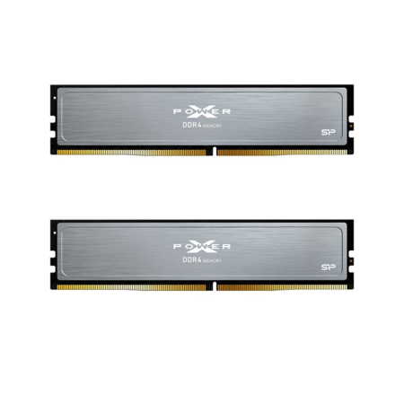 Silicon Power 16GB DDR4 3200MHz Kit(2x8GB) Xpower Pulse Silver - SP016GXLZU320BDI