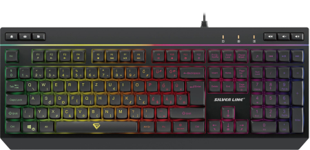 Silverline KB942 Gaming Keyboard Black HU - SIKB942