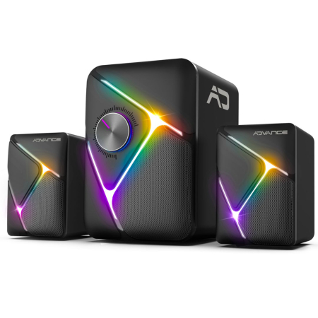 Advance Soundphonics 11W RMS RGB Bluetooth Speaker Black - SP-5200