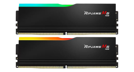 G.SKILL 32GB DDR5 6000MHz Kit(2x16GB) Ripjaws M5 RGB Black - F5-6000J3636F16GX2-RM5RK
