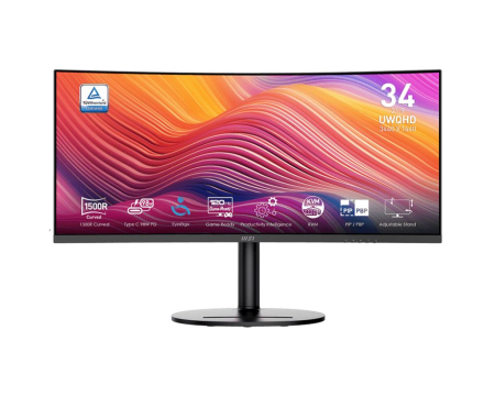 Msi 34" MD342CQP LED Curved - 9S6-3PC59H-027