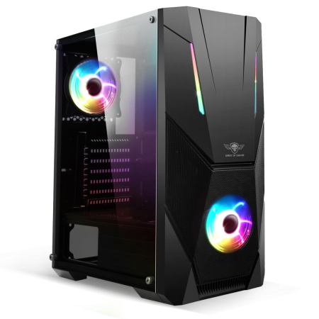 Spirit Of Gamer Rogue V Tempered Glass Black - 8002RA