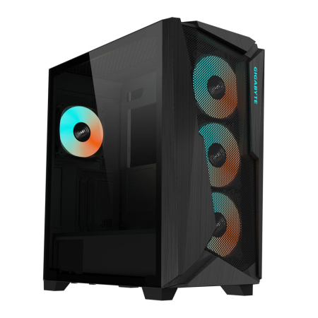 Gigabyte C301G V2 RGB Lighting Tempered Glass Black - GB-C301G V2