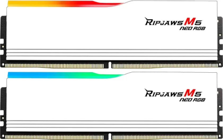 G.SKILL 32GB DDR5 6000MHz Kit(2x16GB) Ripjaws M5 Neo RGB White - F5-6000J3636F16GX2-RM5NRW