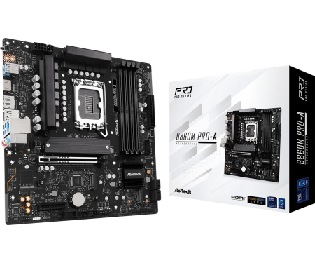 ASRock B860M PRO-A - 90-MXBRR0-A0UAYZ