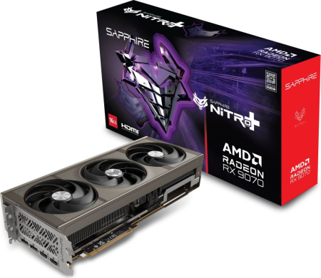 Sapphire Radeon RX9070 16GB DDR6 Nitro+ Gaming OC - 11349-01-20G