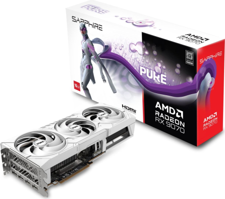 Sapphire Radeon RX9070 16GB DDR6 Pure Gaming OC - 11349-02-20G