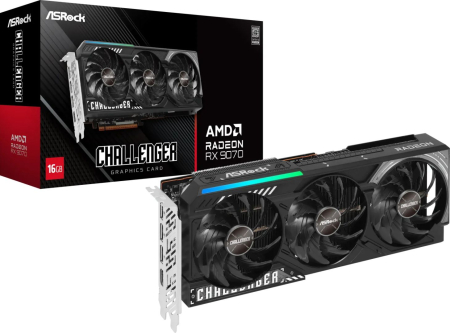 ASRock Radeon RX9070 Challenger 16GB - 90-GA5NZZ-00UANF