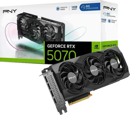 PNY GeForce RTX5070 12GB DDR7 OC - VCG507012TFXPB1-O
