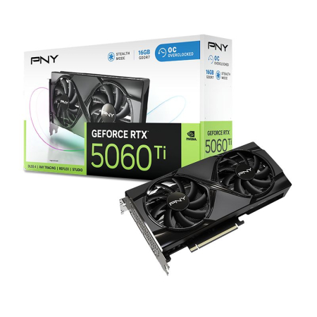 PNY GeForce RTX5060 TI 16GB DDR7 OC - VCG5060T16DFXPB1-O